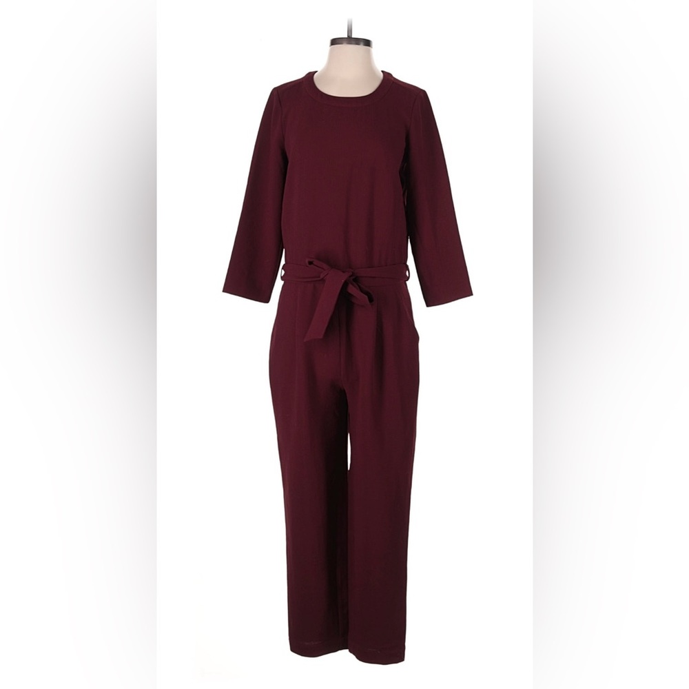 Madewell Burgundy jumpsuit